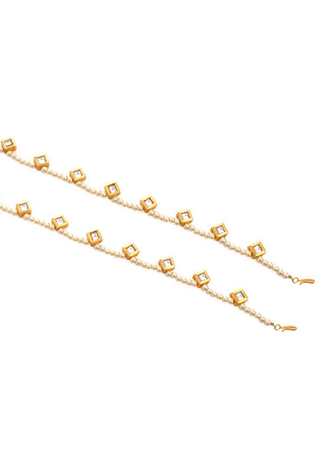 Women's Alloy Anklets in Gold
