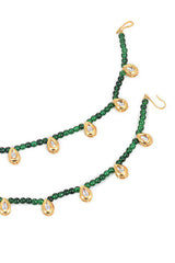 Women's Alloy Anklets In Green