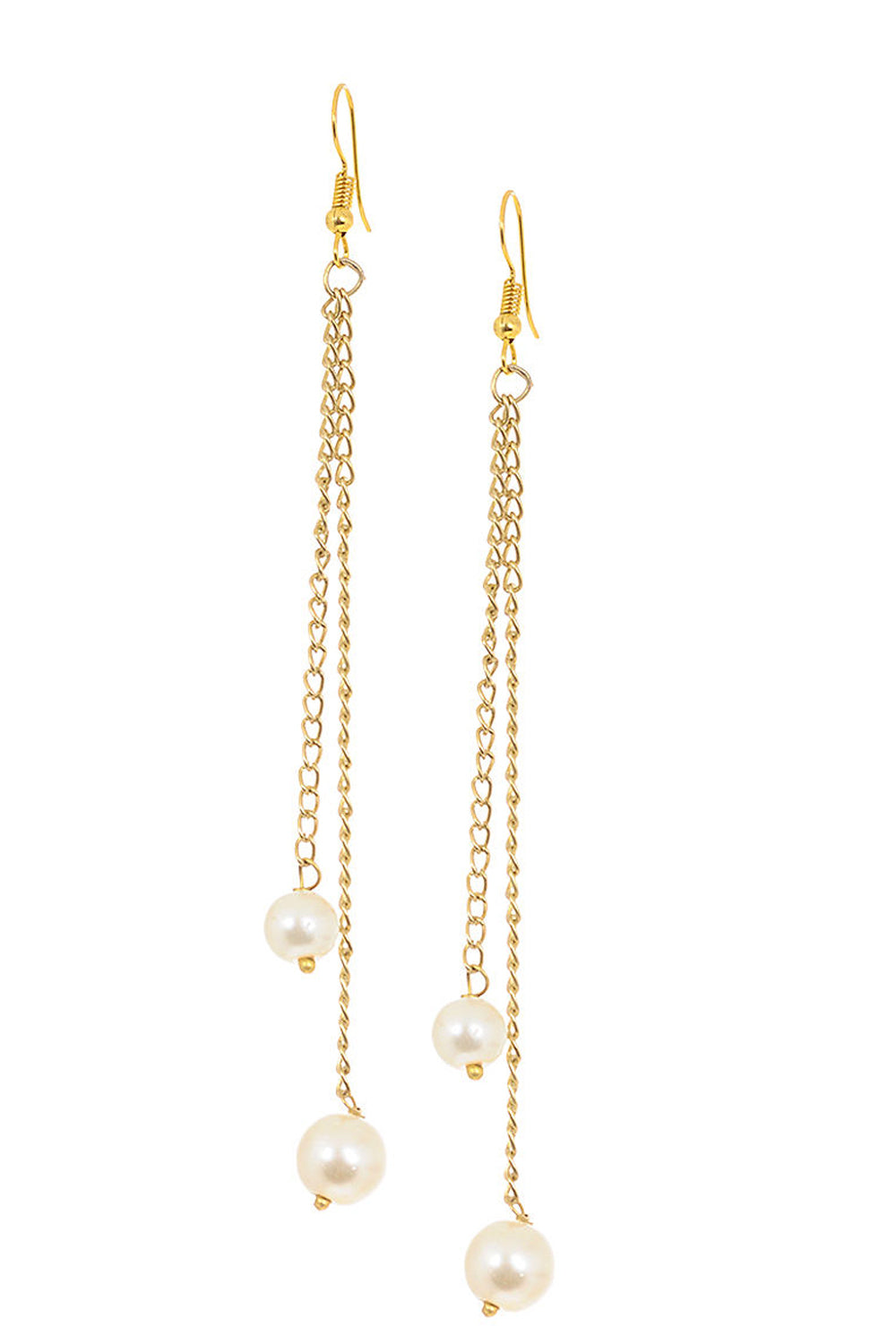 Women's Alloy Large Dangle Earrings in Gold