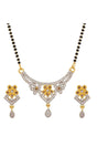  Buy Women's Alloy Mangalsutra in White and Gold Online