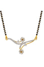  Buy Women's Alloy Mangalsutra in White and Gold Online