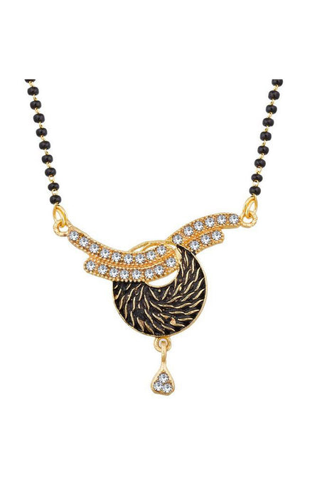 Shop  Alloy Mangalsutra  For Women's in Gold and Black At KarmaPlace
