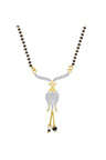  Buy Women's Alloy Mangalsutra in White, Gold and Black Online