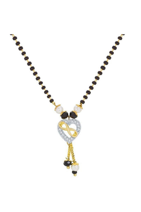  Buy Women's Alloy Mangalsutra in Black, Gold and White Online