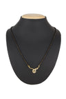 Women's Alloy Mangalsutra In White And Gold