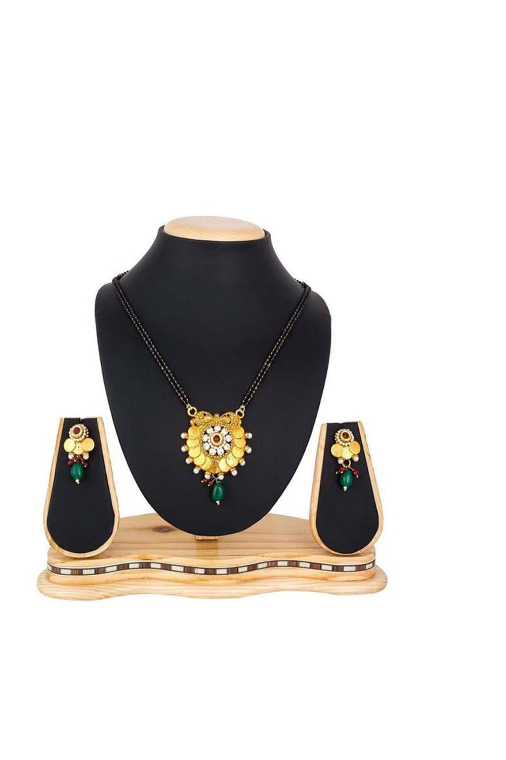 Women's Alloy Mangalsutra Set in Multicolor