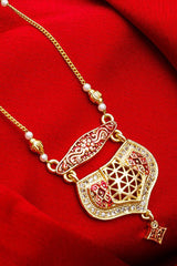 Shop Alloy Mangalsutra For   Women's   in Gold At KarmaPlace