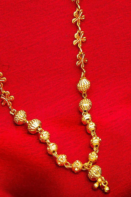 Shop  Alloy Mangalsutra For Women's in Gold and Black At KarmaPlace