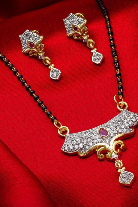  Shop  Alloy Mangalsutra  For Women's Set in Silver and Gold At KarmaPlace