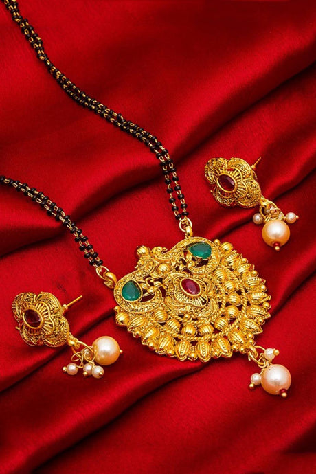  Buy  Alloy Mangalsutra For Women's Set in Gold Online