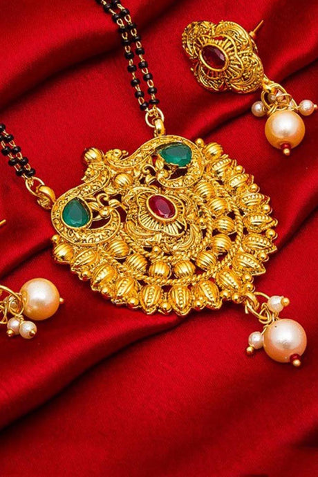 Shop  Alloy Mangalsutra For  Women's Set in Gold At KarmaPlace