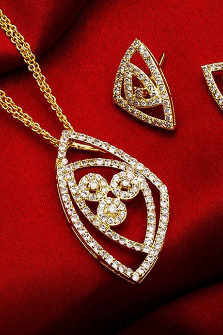 Buy  Alloy Mangalsutra and Earrings For Women's Set in White At KarmaPlace