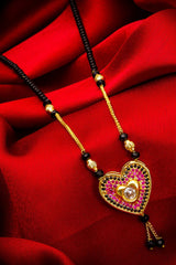  Buy Women's Alloy Mangalsutra in Gold and Pink Online