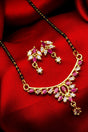  Buy Women's Alloy Mangalsutra Set in Gold and Pink Online