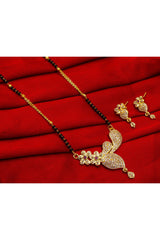  Buy Women's Alloy Mangalsutra Set in Gold and Black Online