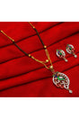 Buy Women's Alloy Mangalsutra Set in Gold and Black Online