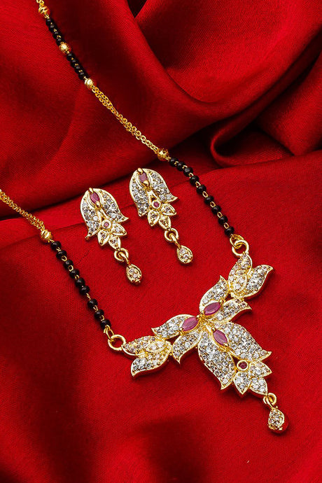  Shop  Alloy Mangalsutra For Women's  Set in Gold and Black At KarmaPlace