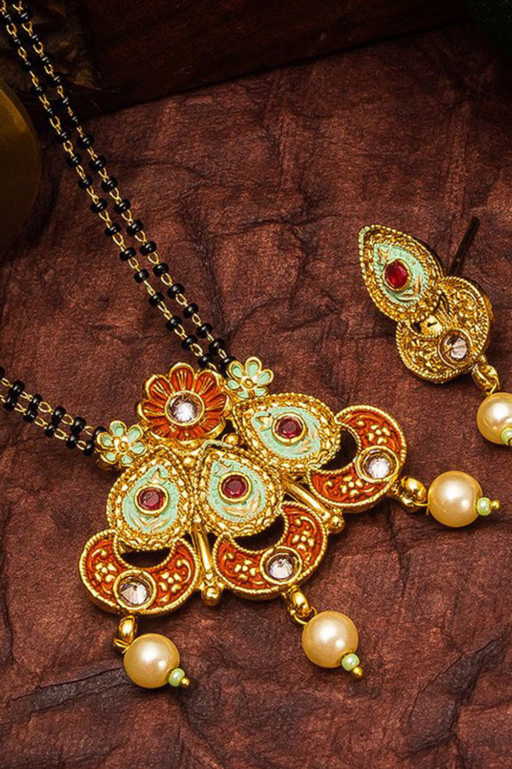 Shop  Alloy Mangalsutra For Women's  Set in Multicolor At KarmaPlace