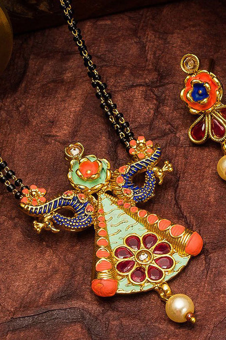  Shop  Alloy Mangalsutra For Women's  Set in Multicolor At KarmaPlace