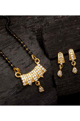 Buy Women's Alloy Mangalsutra Set in Gold