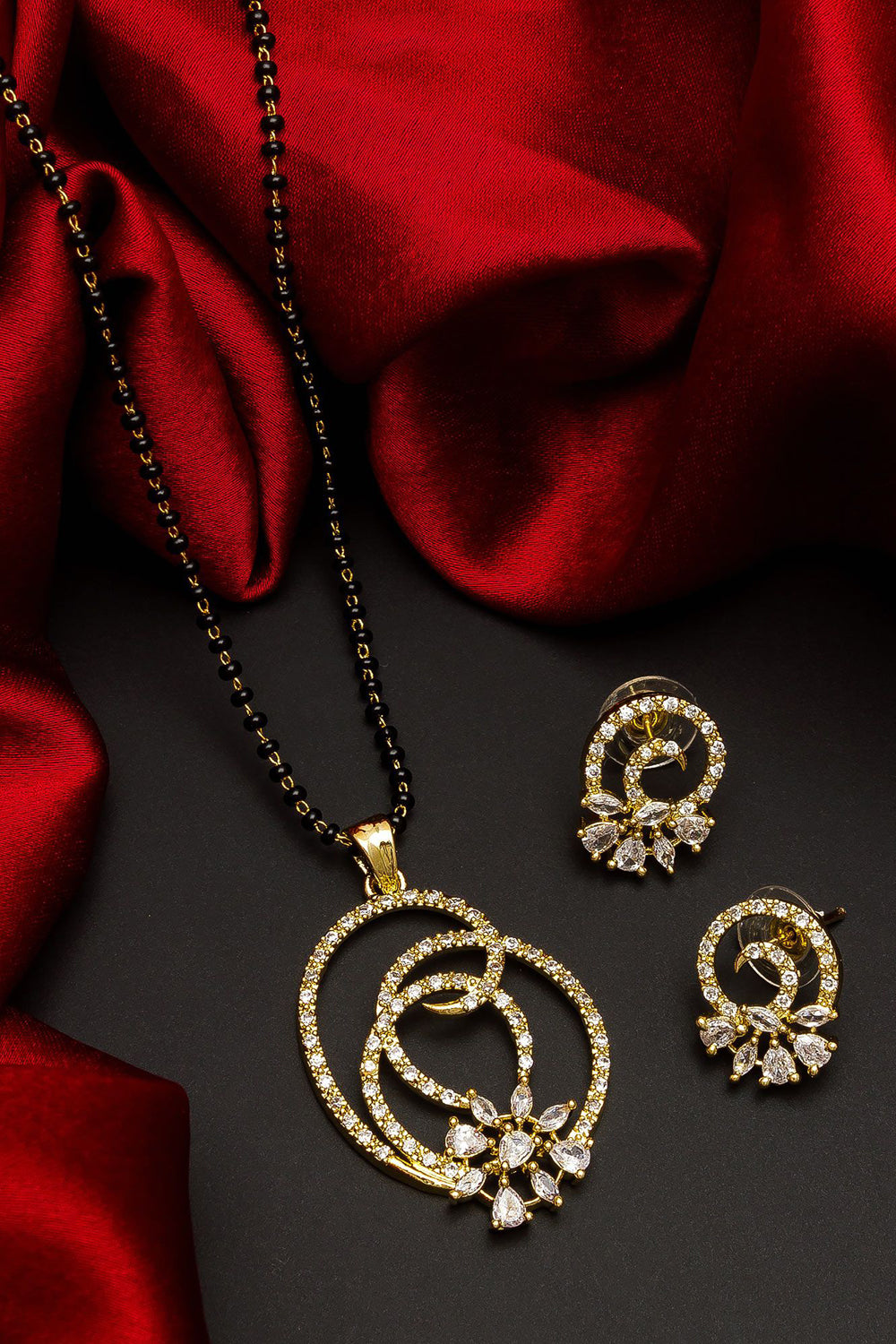 Buy Women's Alloy Mangalsutra Set in Gold