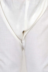 Buy Boy's Orange Laheriya Kurta With Off-White Pajama Set Online - Zoom Out