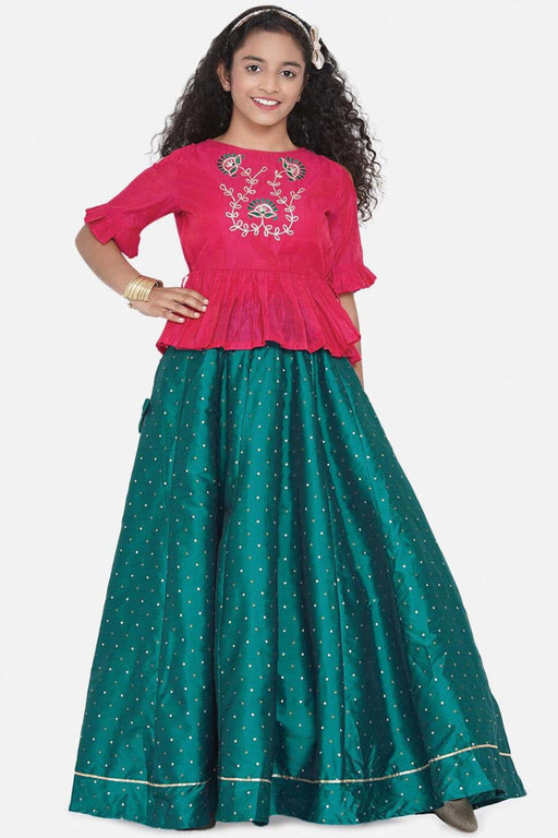 Buy Party Wear Lehenga Girl, Indian Kids Dress, Ghagra, Choli and Dupatta  Set, Blue Lehenga for Babies, Designer Dress for Girls, Chaniya Choli Online  in India - Etsy