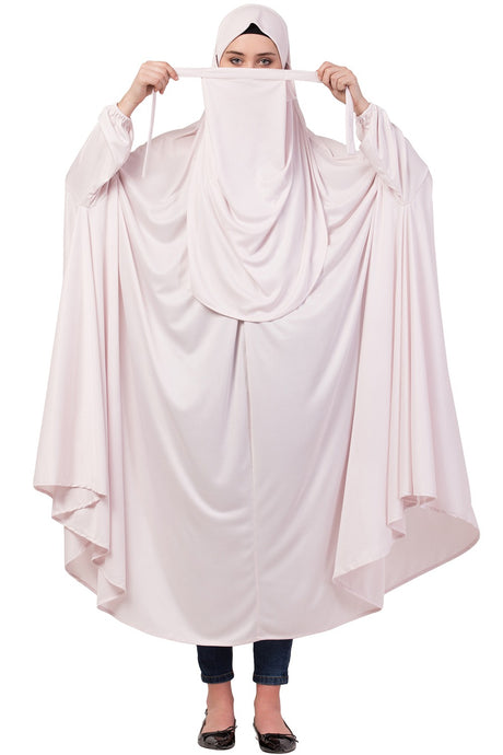 Buy Polyester Solid Hijab in Light Pink