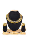 Women's Alloy Necklace Set in Gold and White