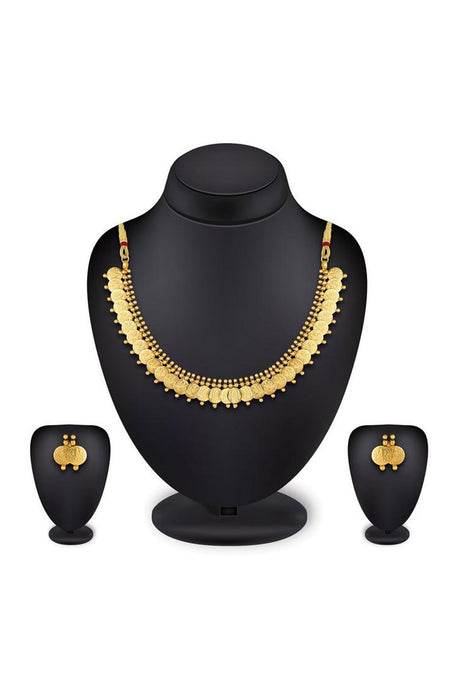 Buy Women's Alloy Necklace Set in Gold Online