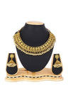 Women's Alloy Necklace Set in Gold and White