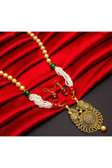 Buy Women's Alloy Necklace Set in Gold Online