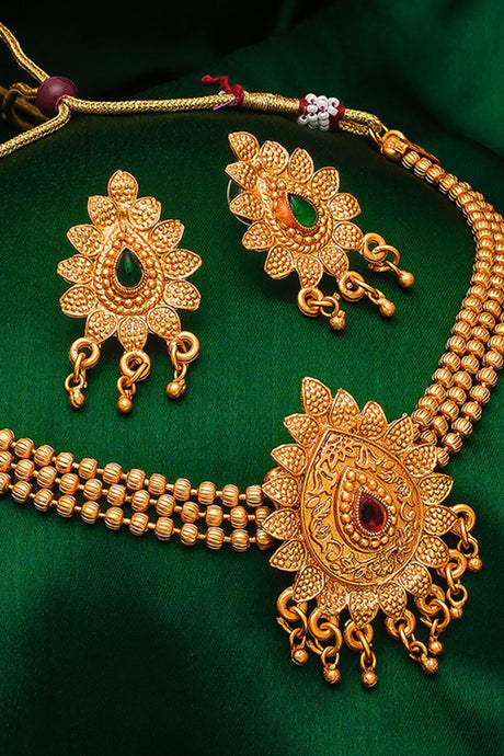 Shop Gold Necklace Set For Women