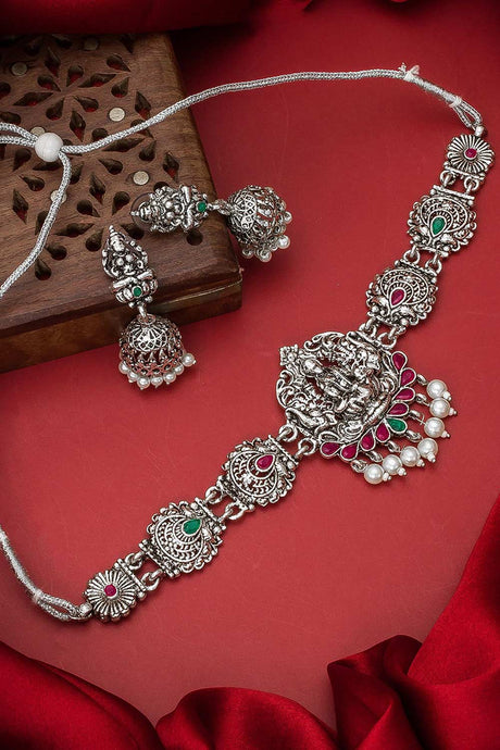 Buy Silver Necklace Sets Online For Women