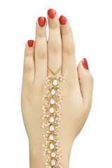 Buy Women's Alloy Bracelets in White - Side