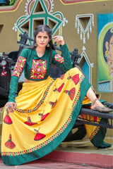 Buy Women's Ghagra Choli in Yellow