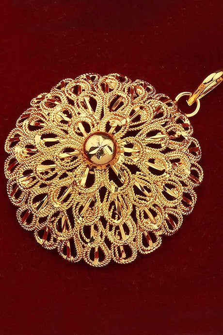 Buy Women's Copper Pendant in Gold Online