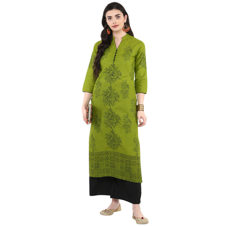 Embroidered Cotton Kurta Online 