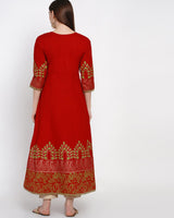 Cotton Long Anarkali Kurtis