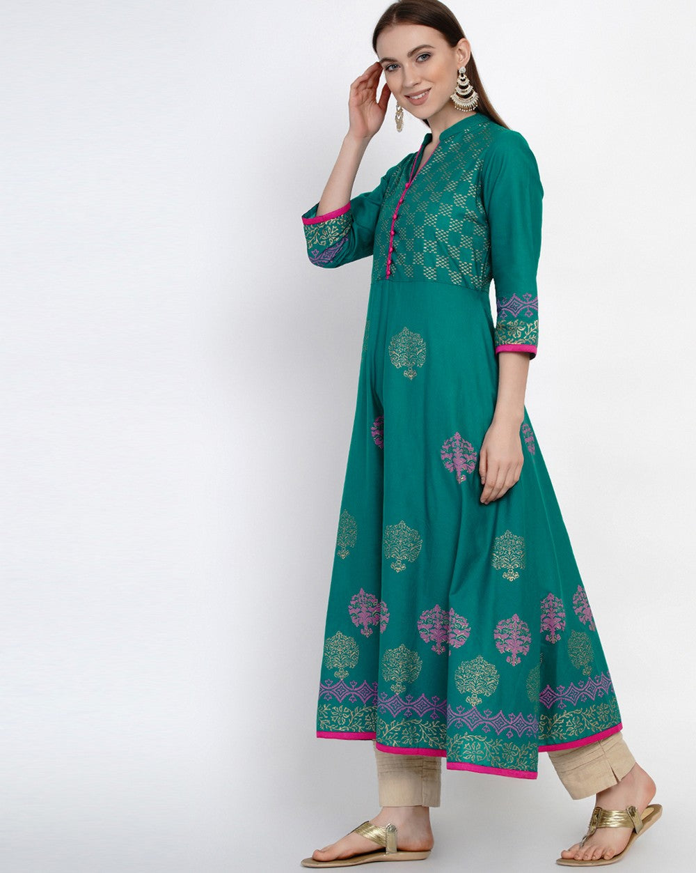 Green Kurti For Women