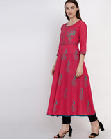 Cotton Anarkali Kurti At Karmaplace