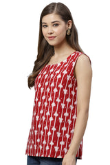 Cotton Red Top Online 