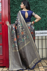 Woven Banarasi Silk Saree