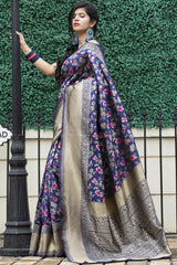 Woven Banarasi Silk Saree