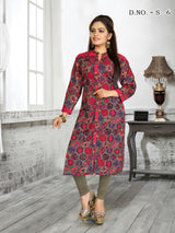 Cotton Printed Kurta Top