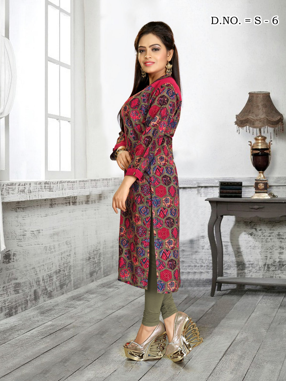 Cotton Printed Kurta Top