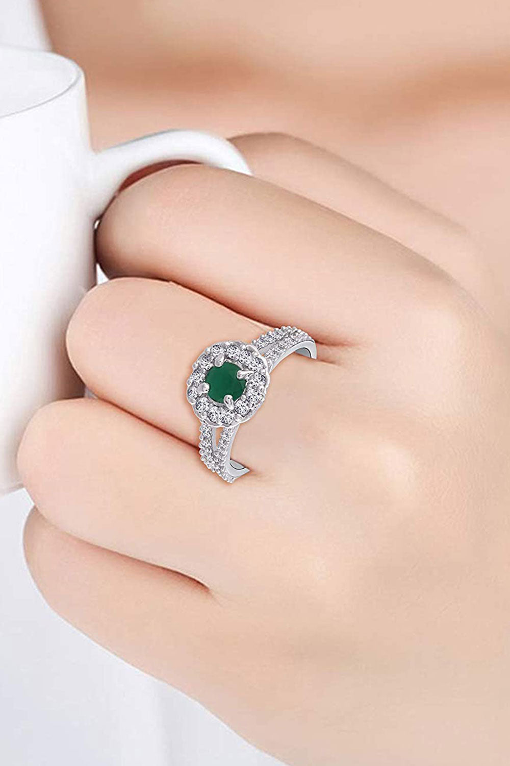 Buy Women's Alloy Adjustable Ring in Multicolor Online - Side