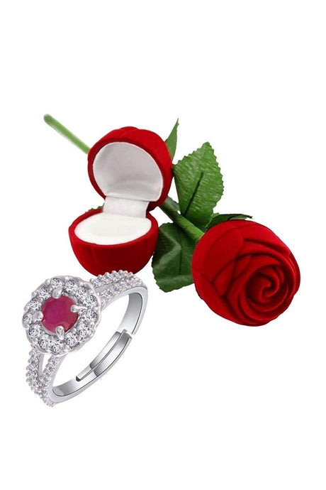 Buy Women's Alloy Adjustable Ring in Multicolor Online
