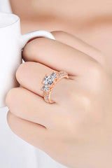 Buy Women's Alloy Adjustable Ring in Multicolor Online - Side