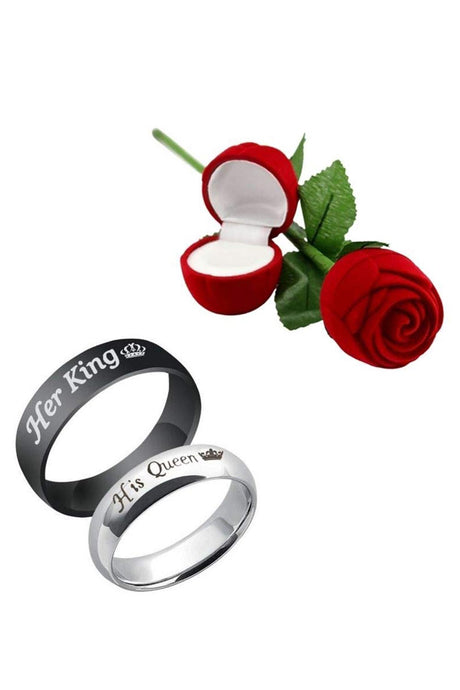 Buy Titanium Stainless Steel Alloy Ring in Silver for Men and Women Online